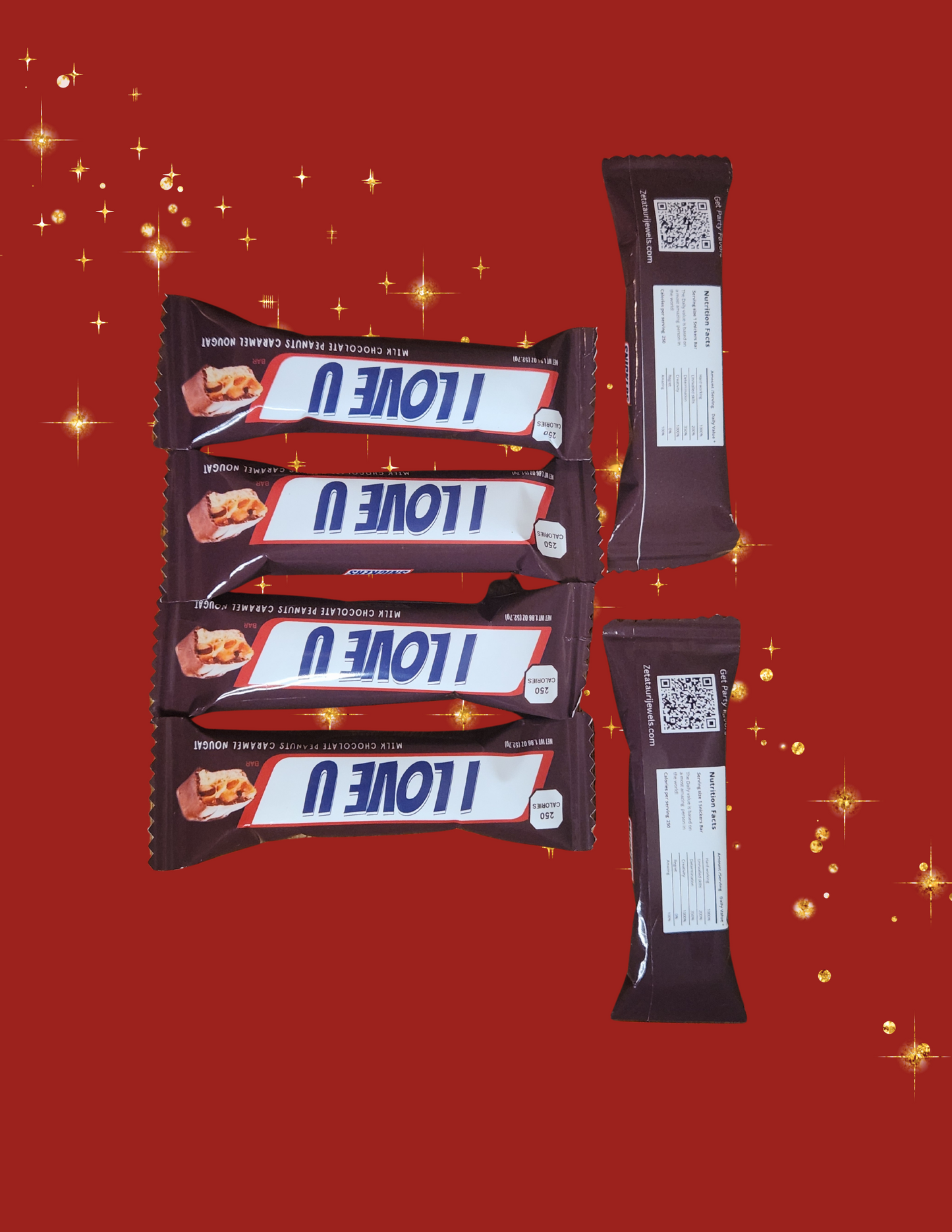 Customized Party Favor Snickers Wrapped