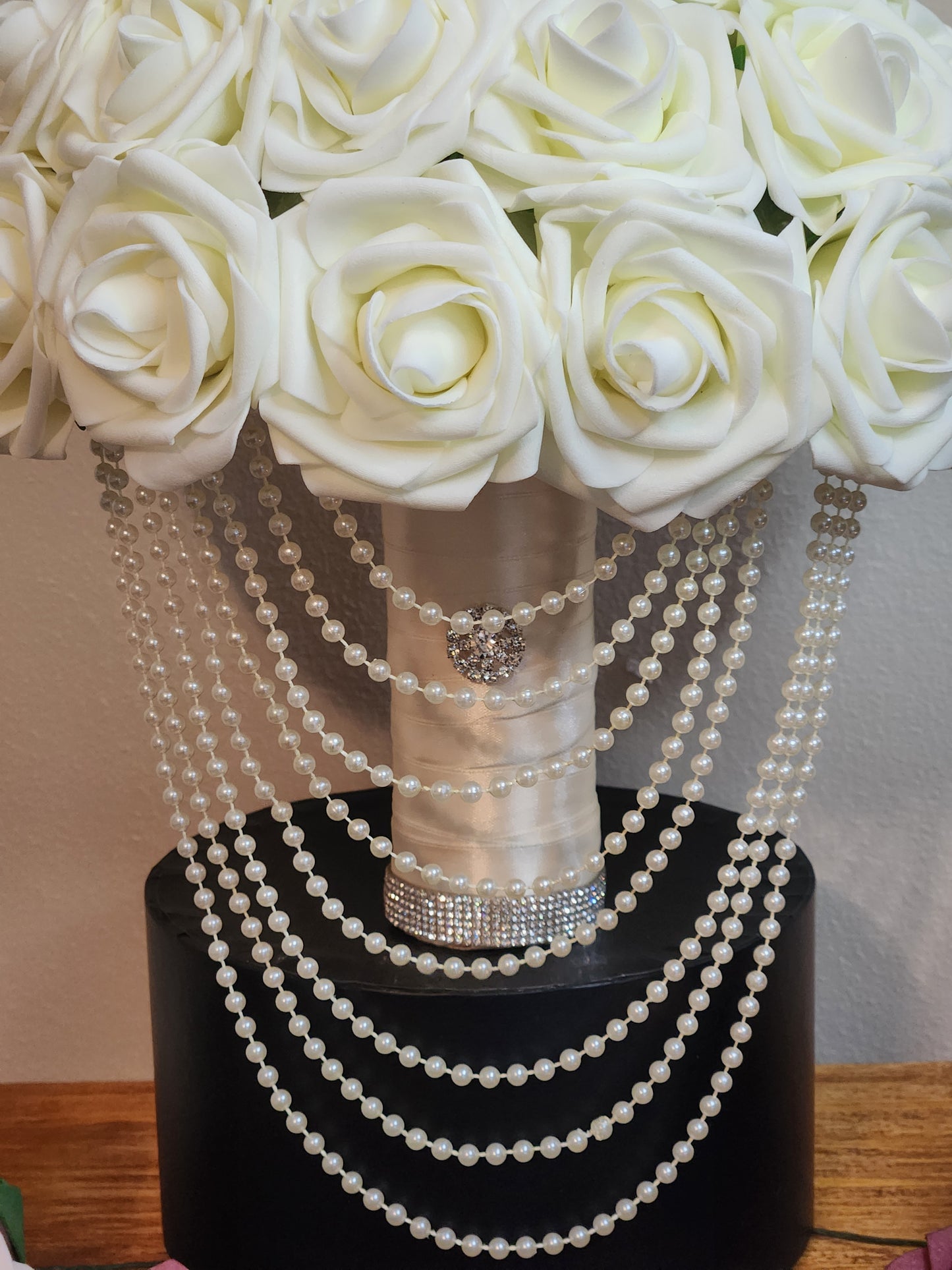 Ivory Rose Bling Bouquet