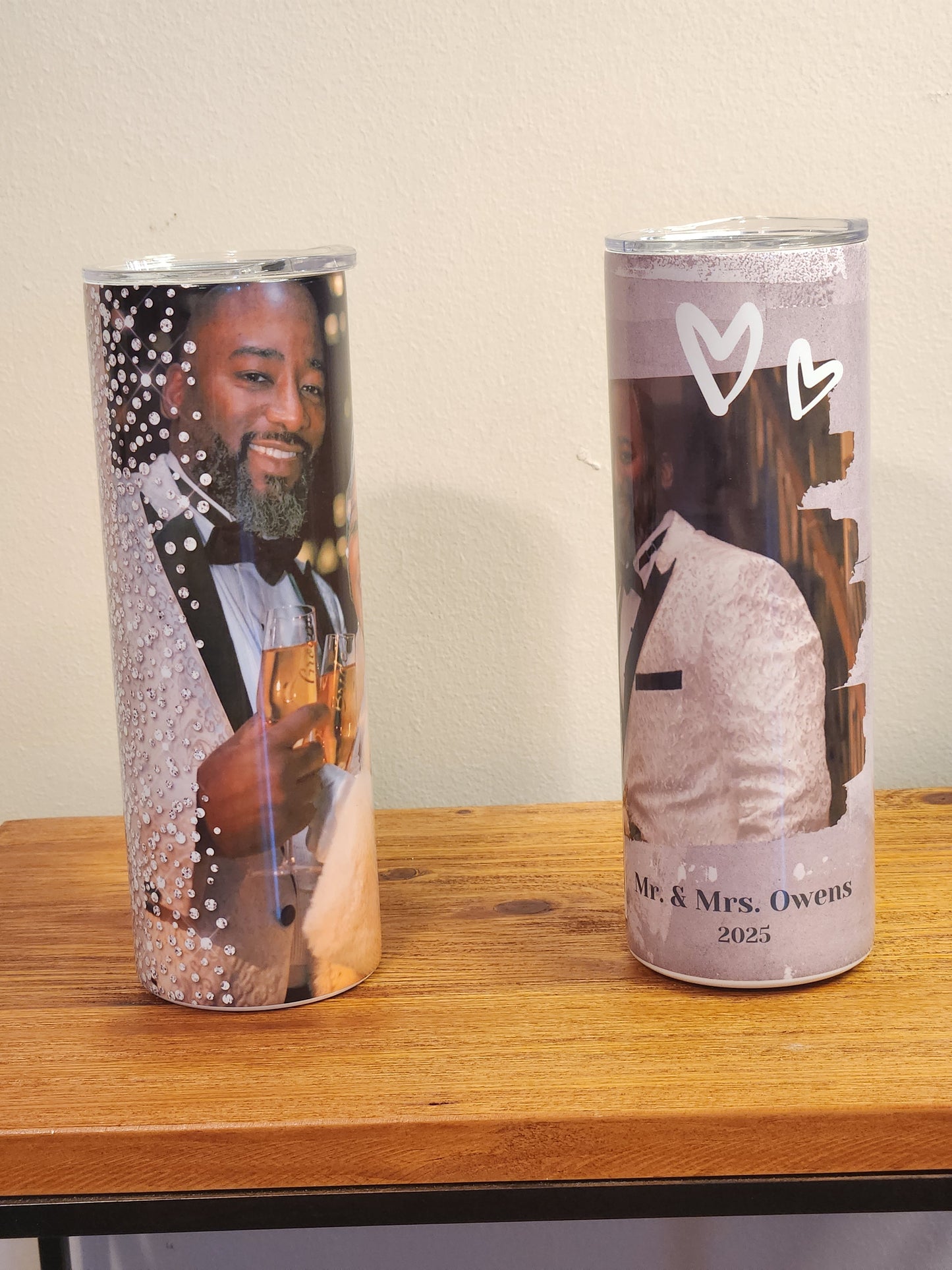 Diamond Couple's Tumbler