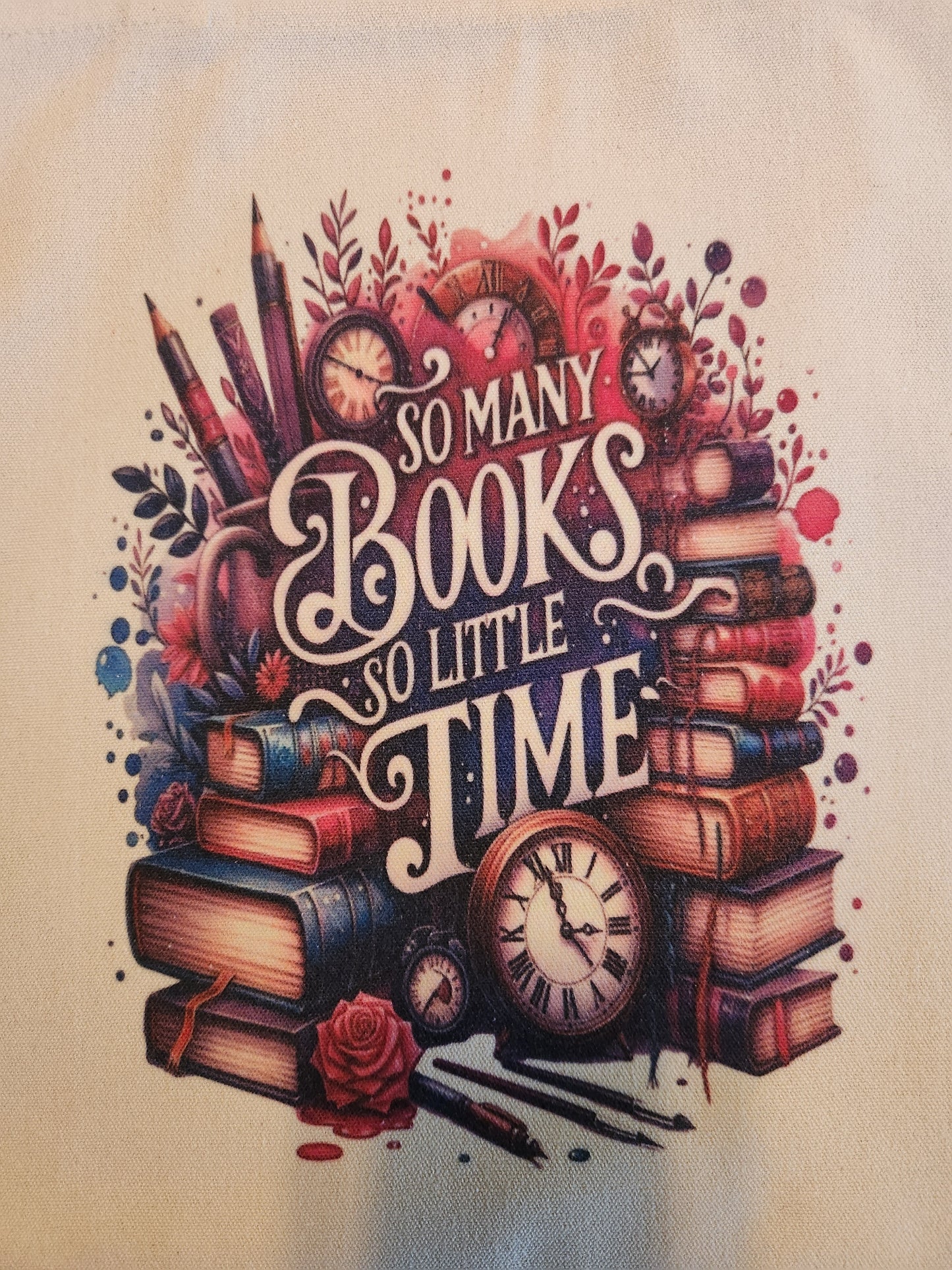Book Lover Canvas Tote