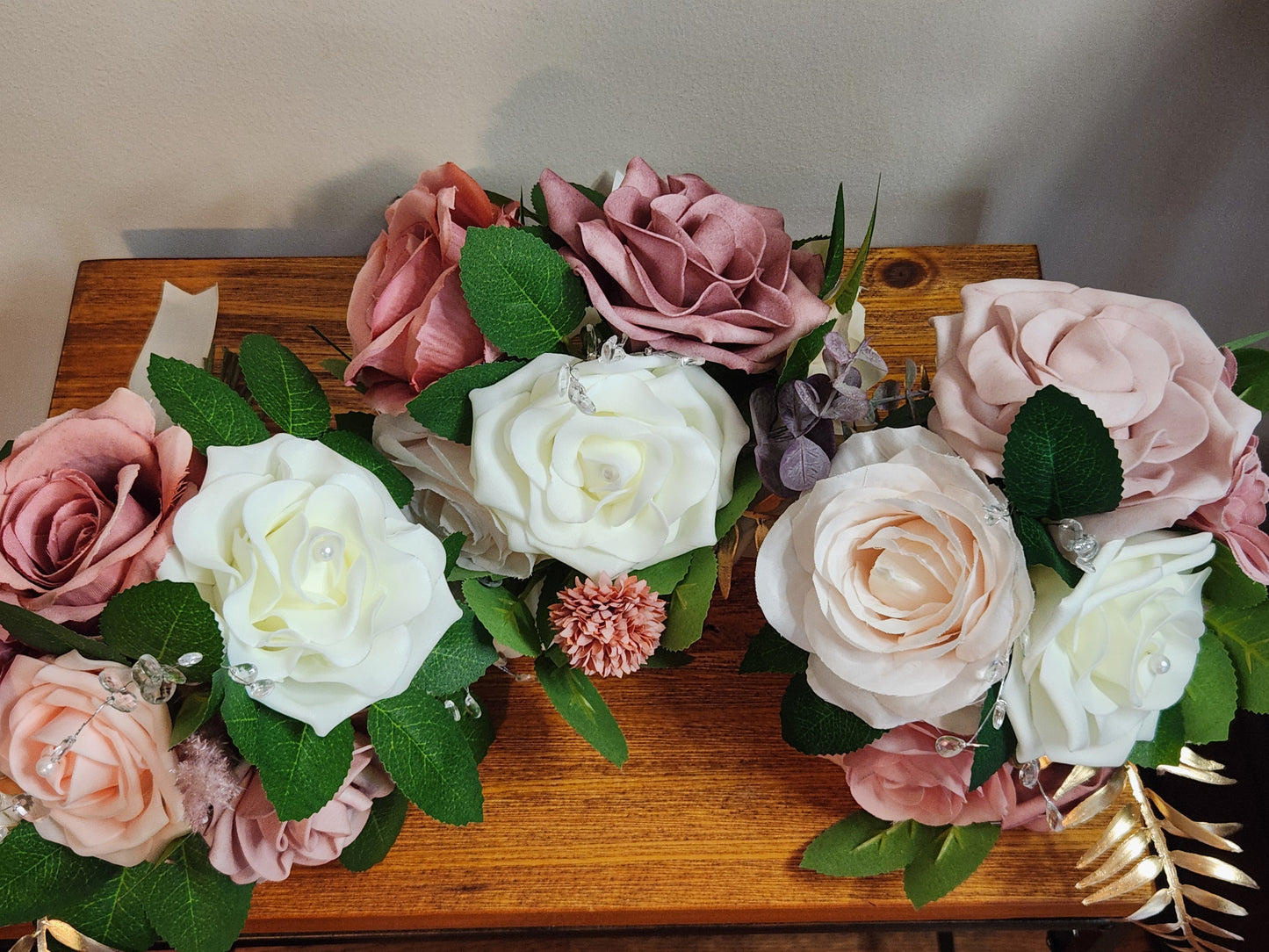 Pink Bridesmaid Bouquet Assortment
