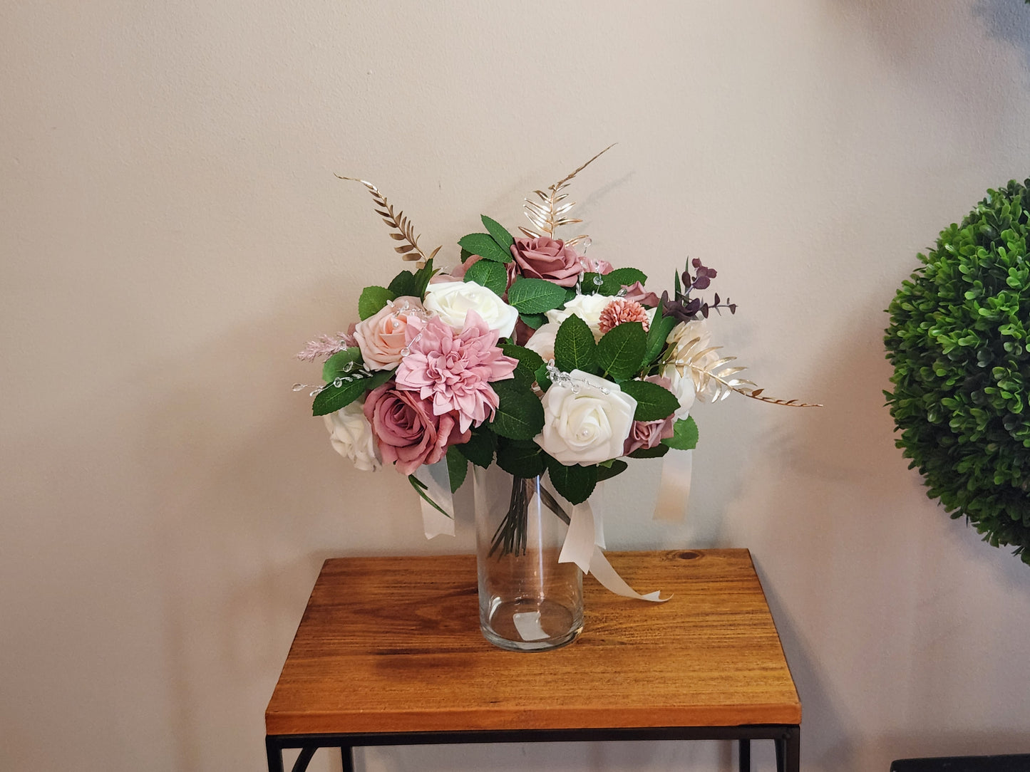 Pink Bridesmaid Bouquet Assortment