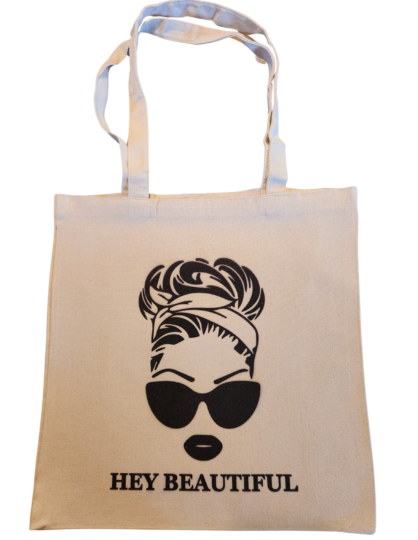 Hey Beautiful Canvas Tote Bag