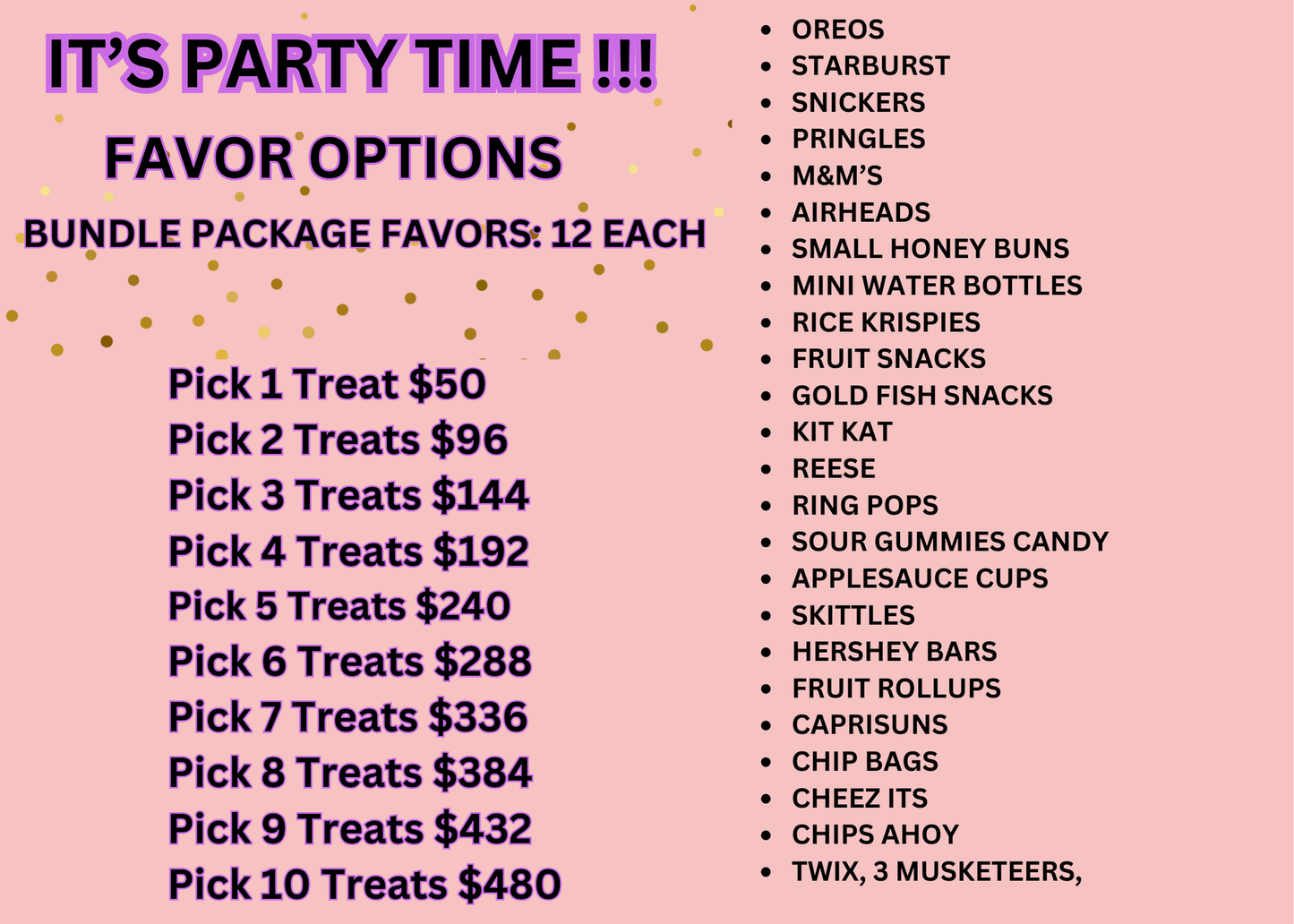 Event Party Favors