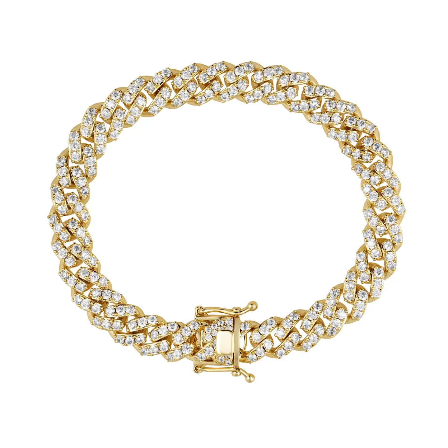 Pave Cuban Chain bracelet