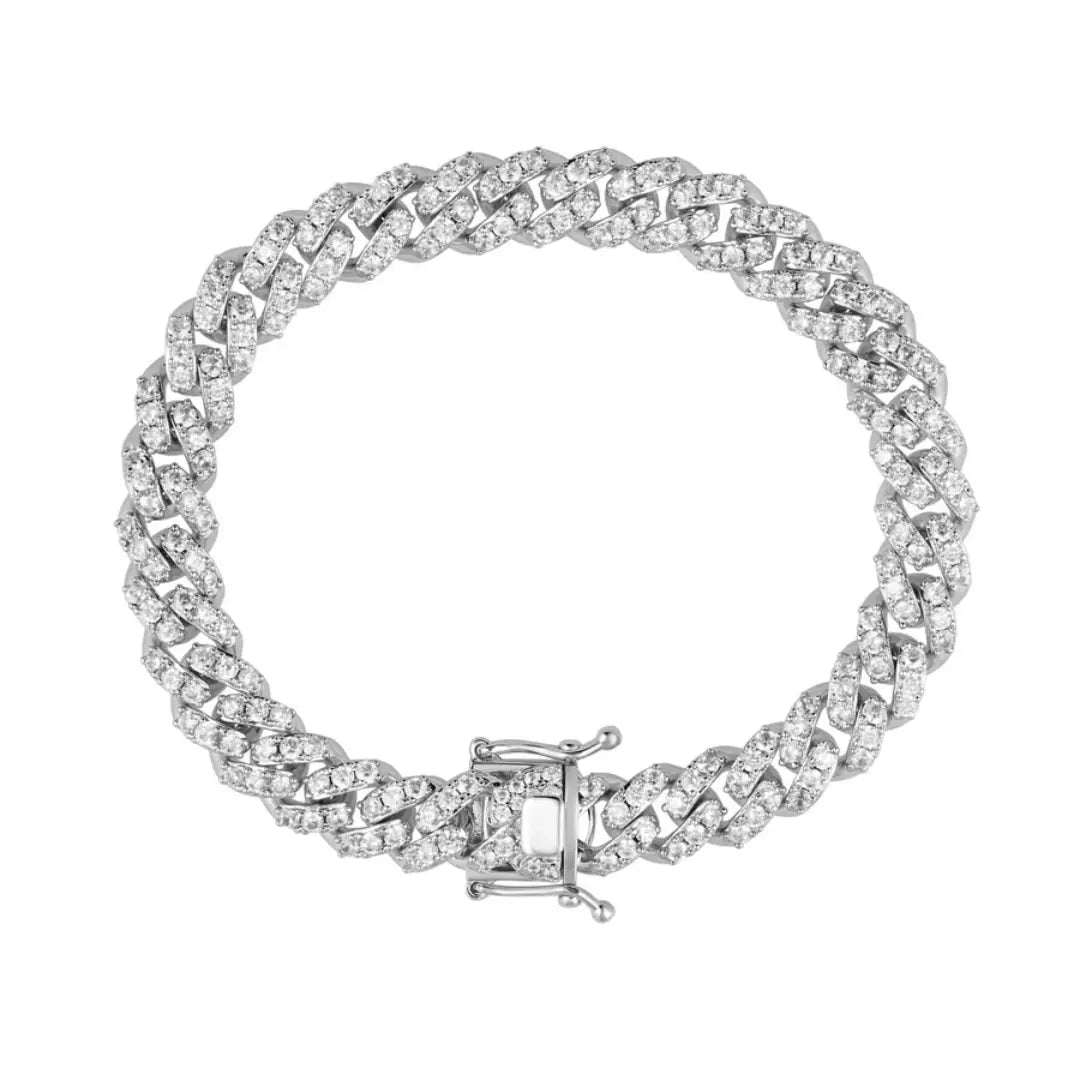 Pave Cuban Chain bracelet