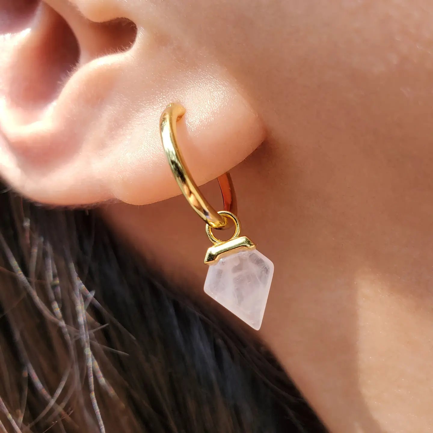 Rose Quartz Earrings