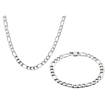 Men's Silver Figaro Bracelet