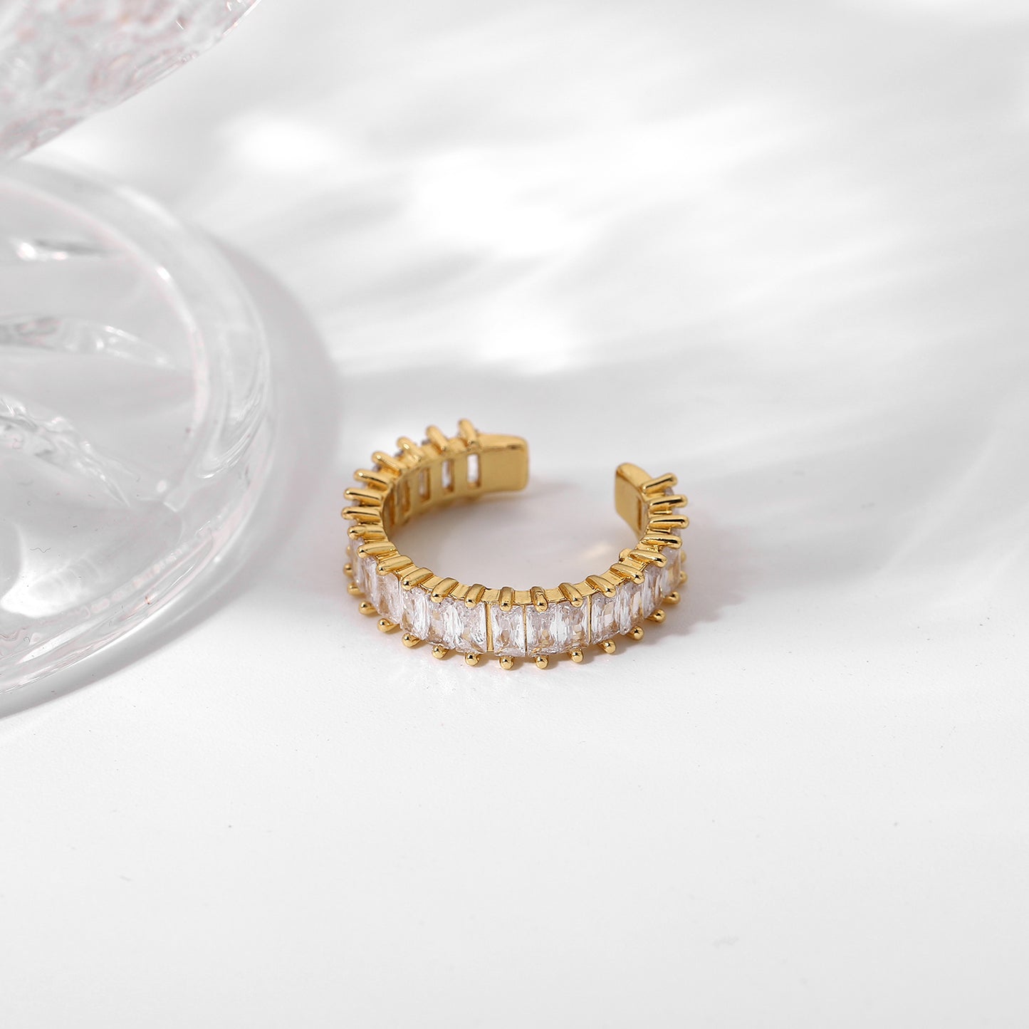 Adjustable Bezel Bling Ring