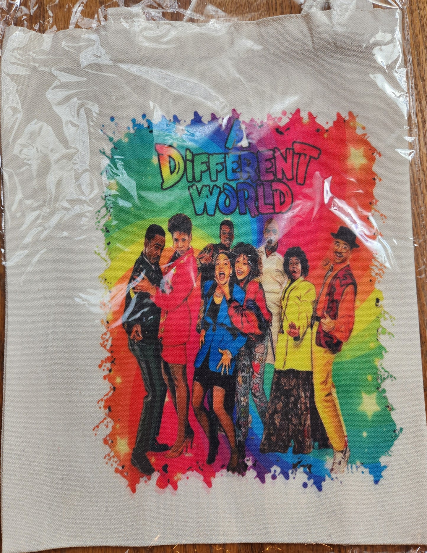 A Different World Canvas Tote