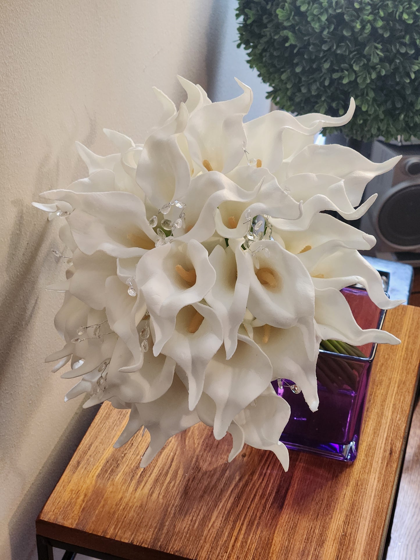 White Calla Lily Bridal Bouquet