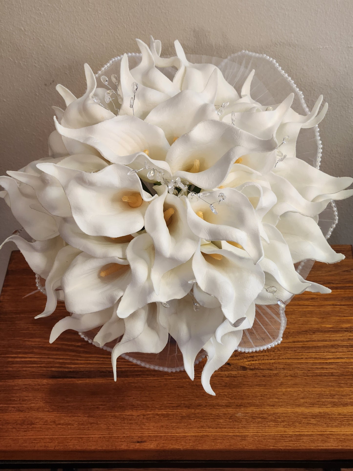 White Calla Lily Bridal Bouquet