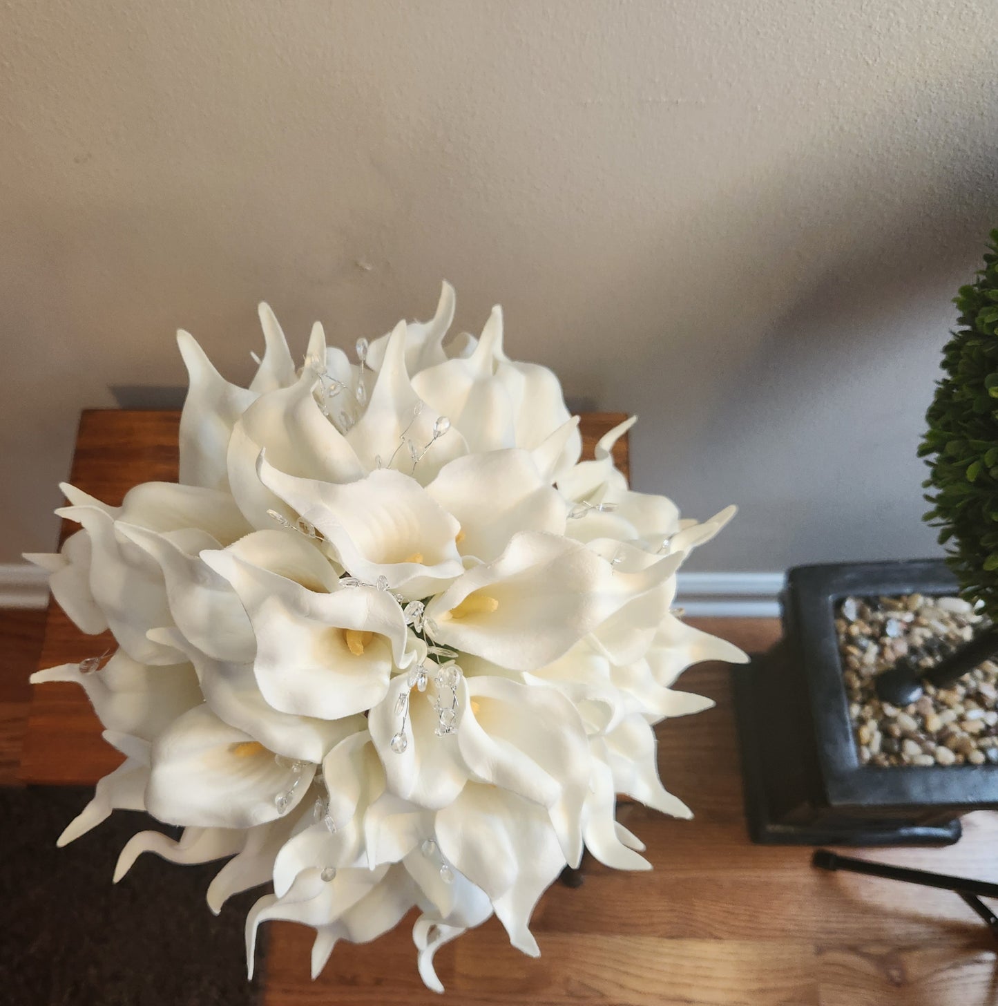 White Calla Lily Bridal Bouquet