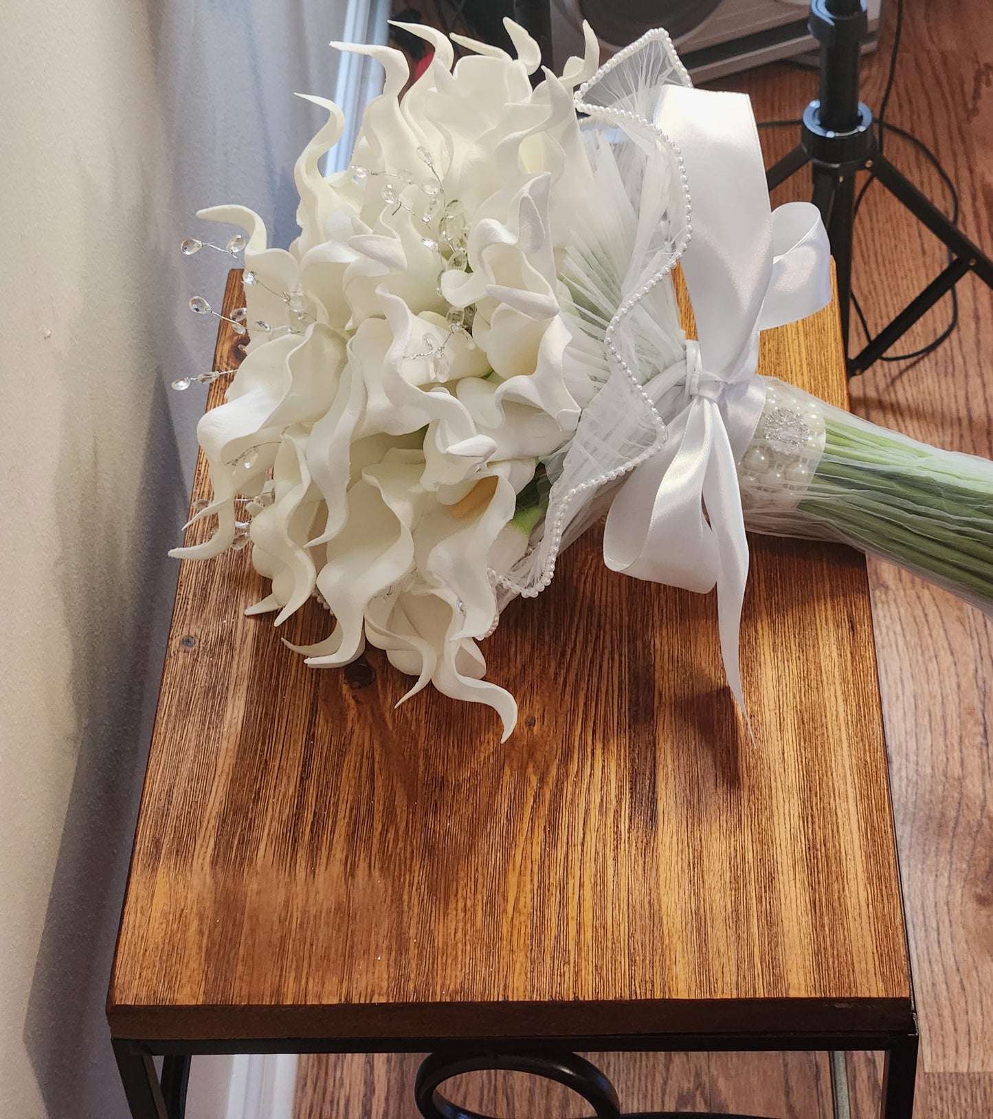 White Calla Lily Bridal Bouquet