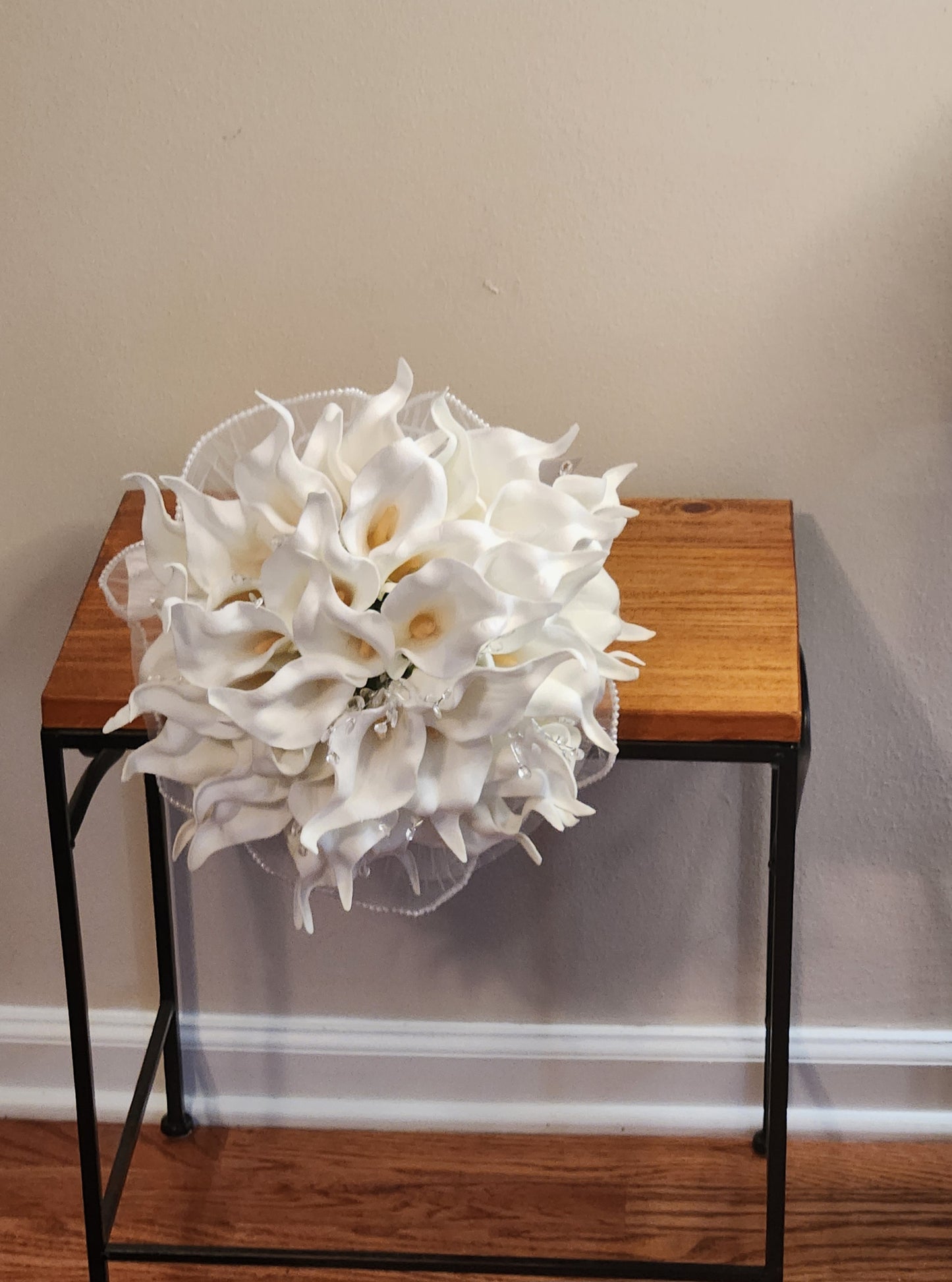 White Calla Lily Bridal Bouquet