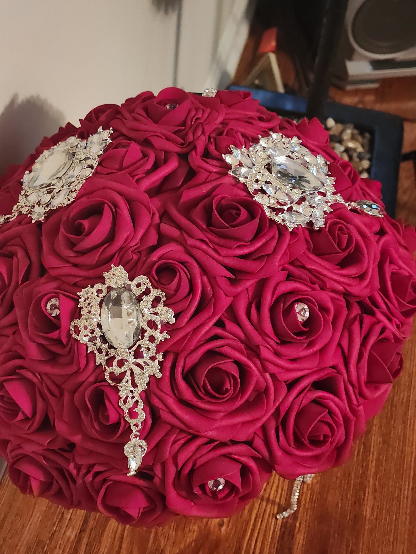 Red Rose Bling Bouquet