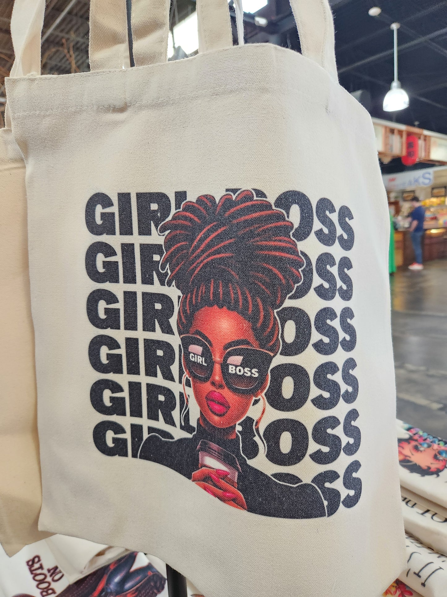 Girl Boss Canvas Tote