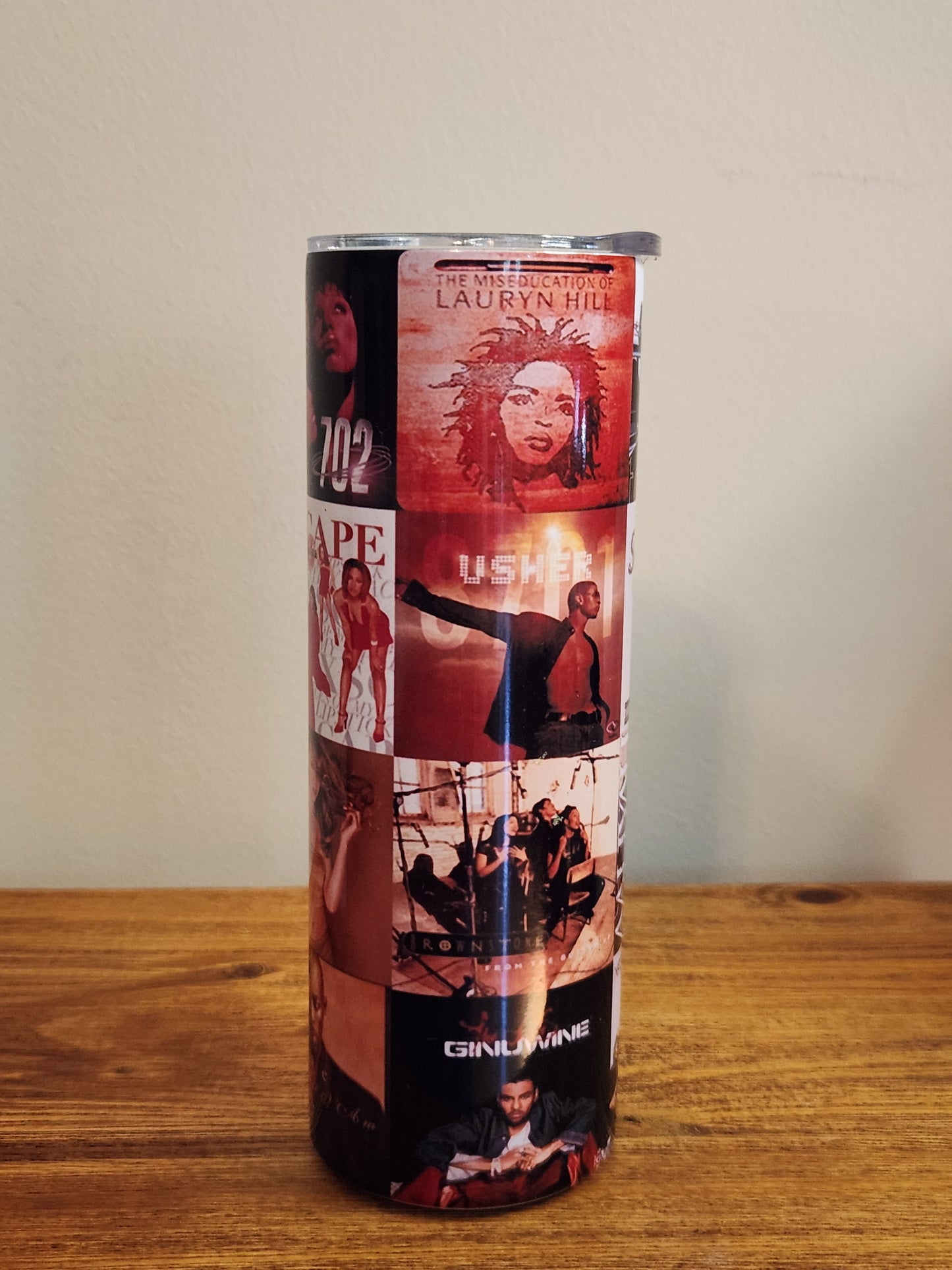 R&B Albums White Tumbler