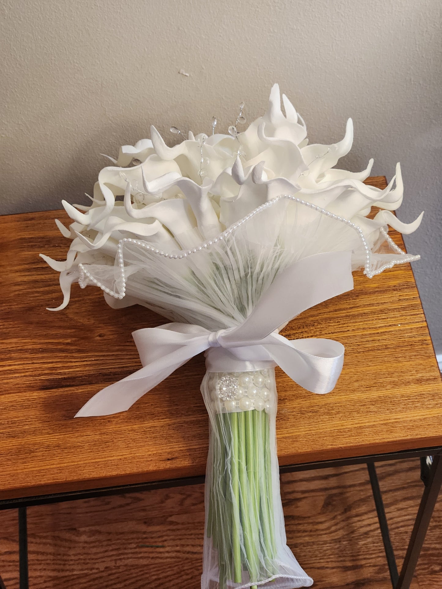White Calla Lily Bridal Bouquet