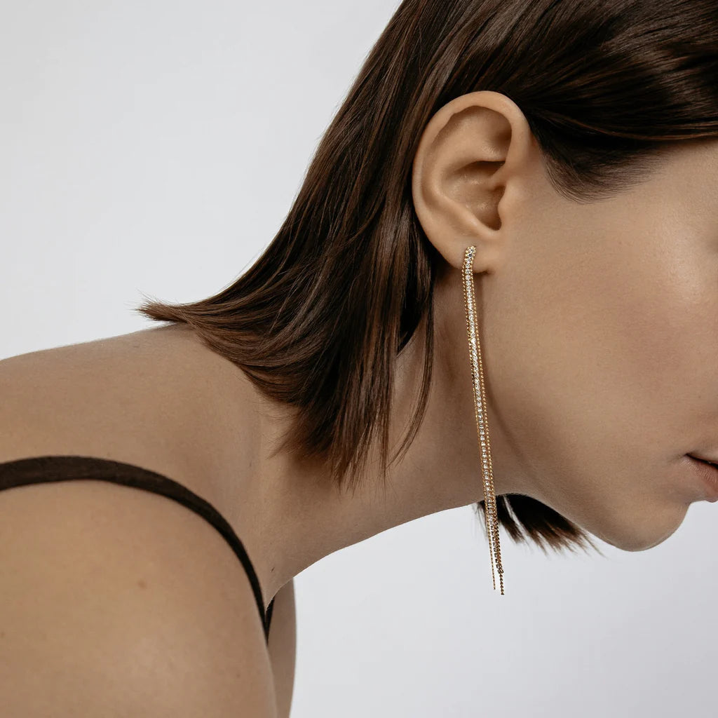 Glamour Girl Long Hanging Earrings
