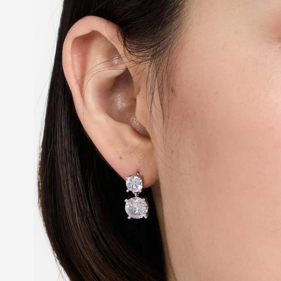 Cubic Zirconia Drop Earrings