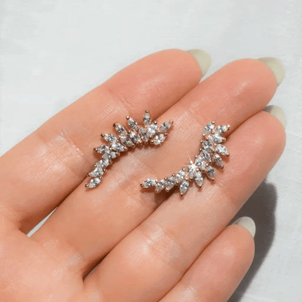 Sparkle Ear Climber Earrings