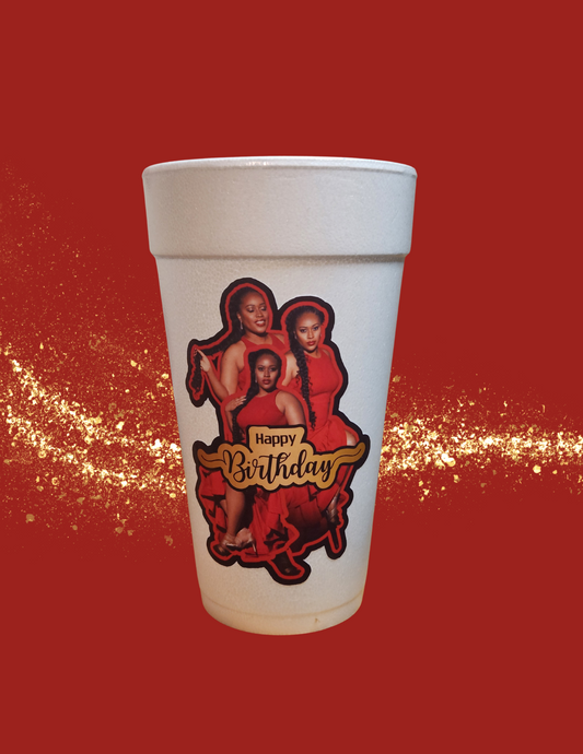 Foam Photo Party Cups