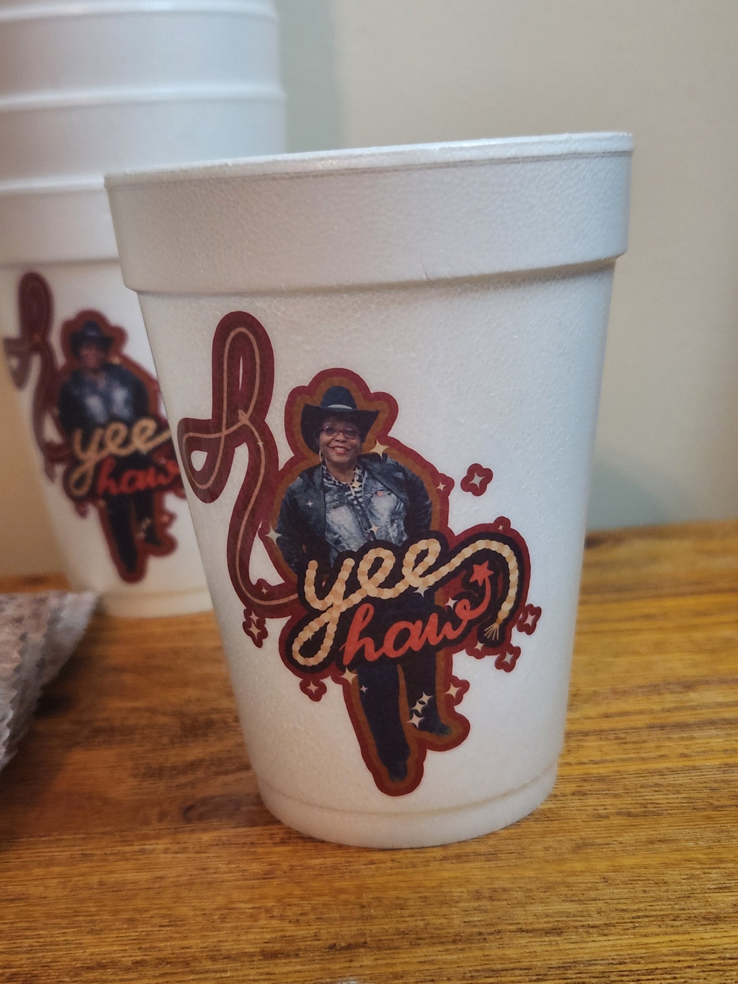 Foam Photo Party Cups