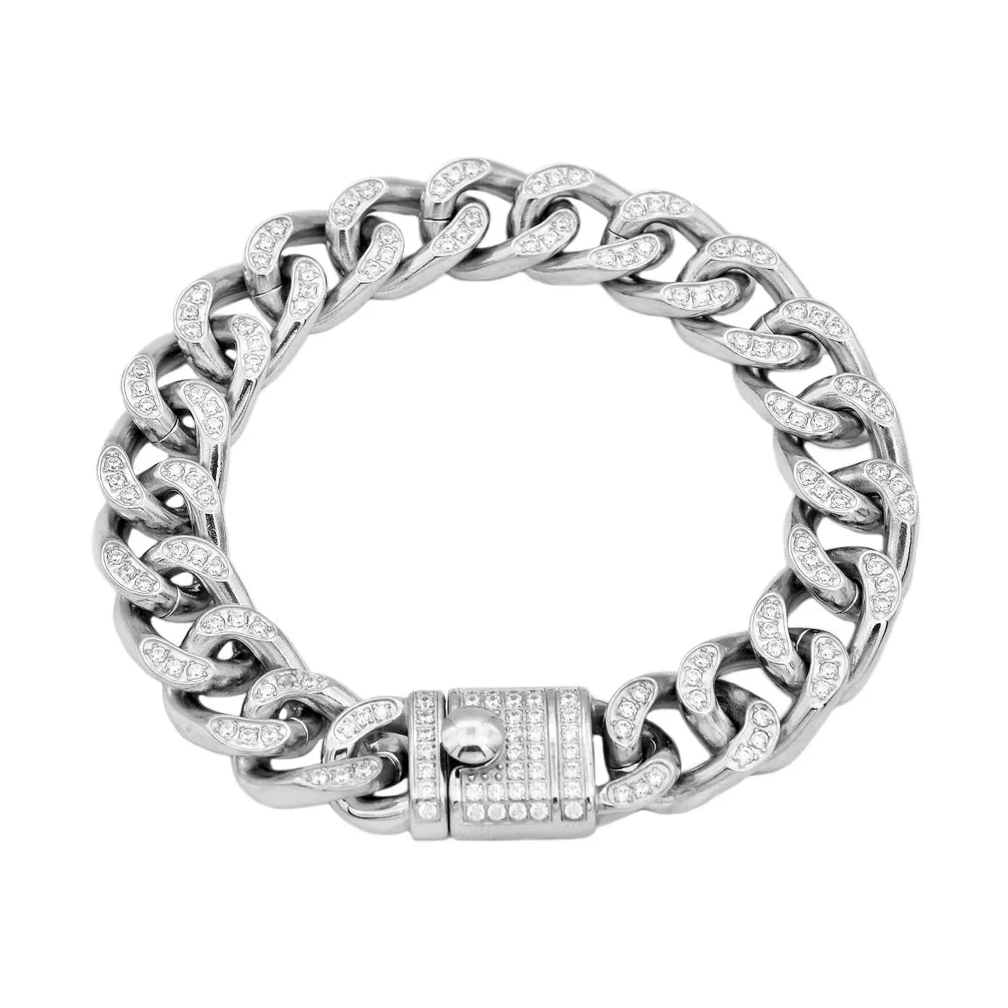 Men's Bling Cuban Link Bracelet