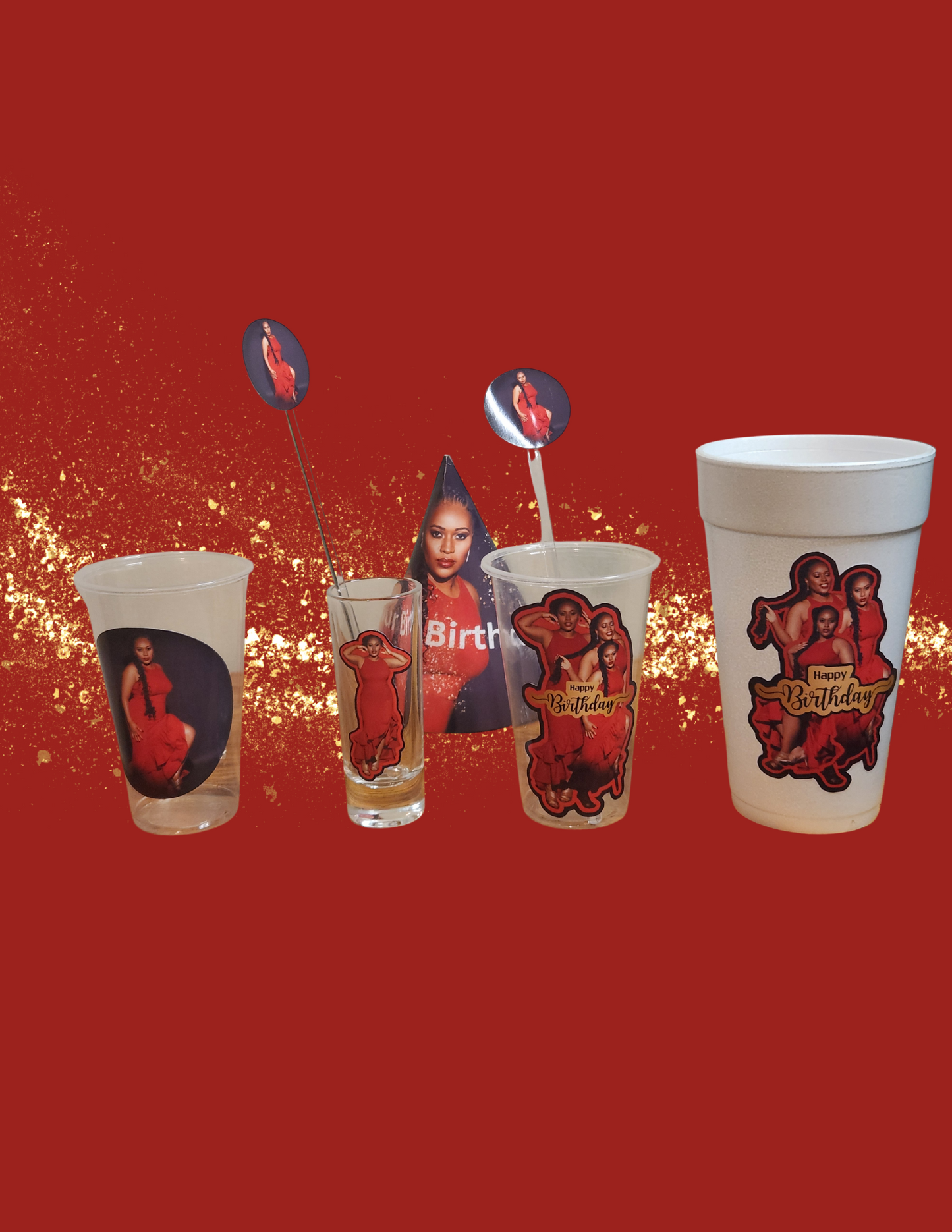 Foam Photo Party Cups