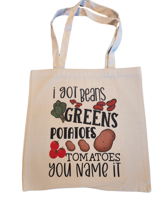 Grocery Canvas Tote
