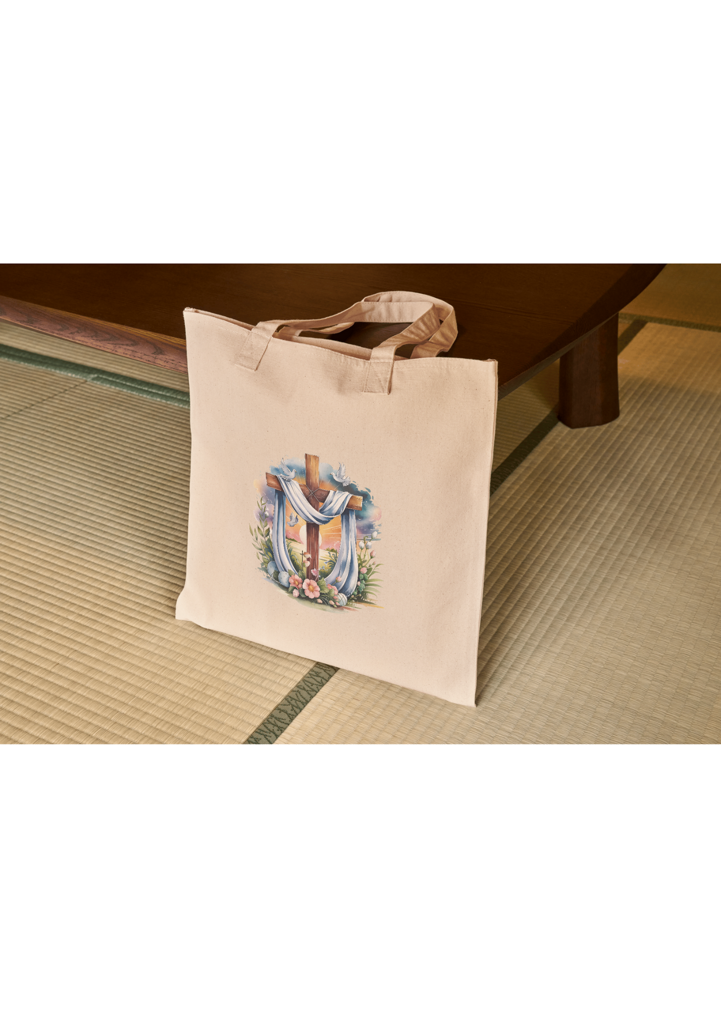 He is Risen Canvas Tote