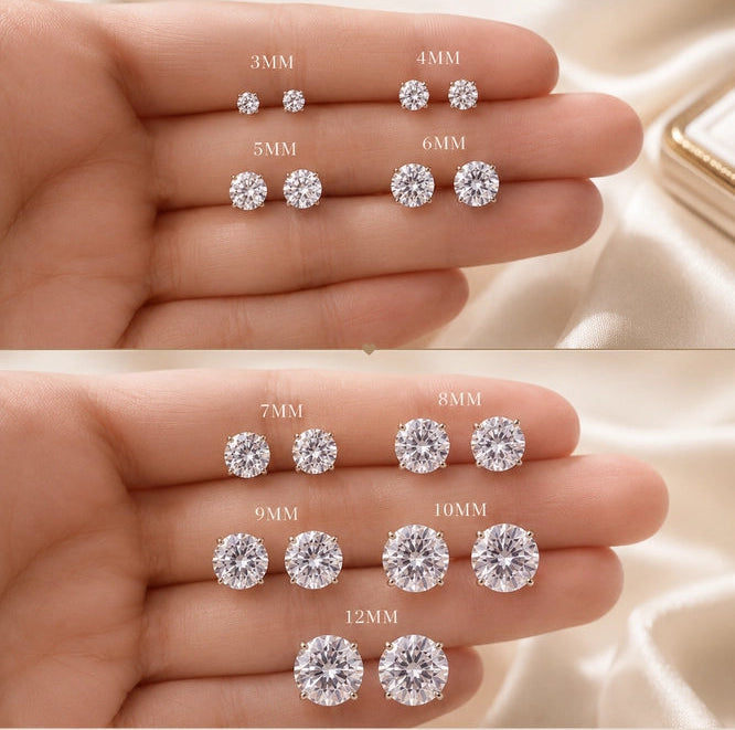 5mm Sterling Silver Studs