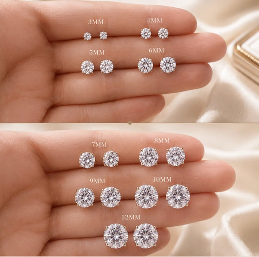 5mm Sterling Silver Studs