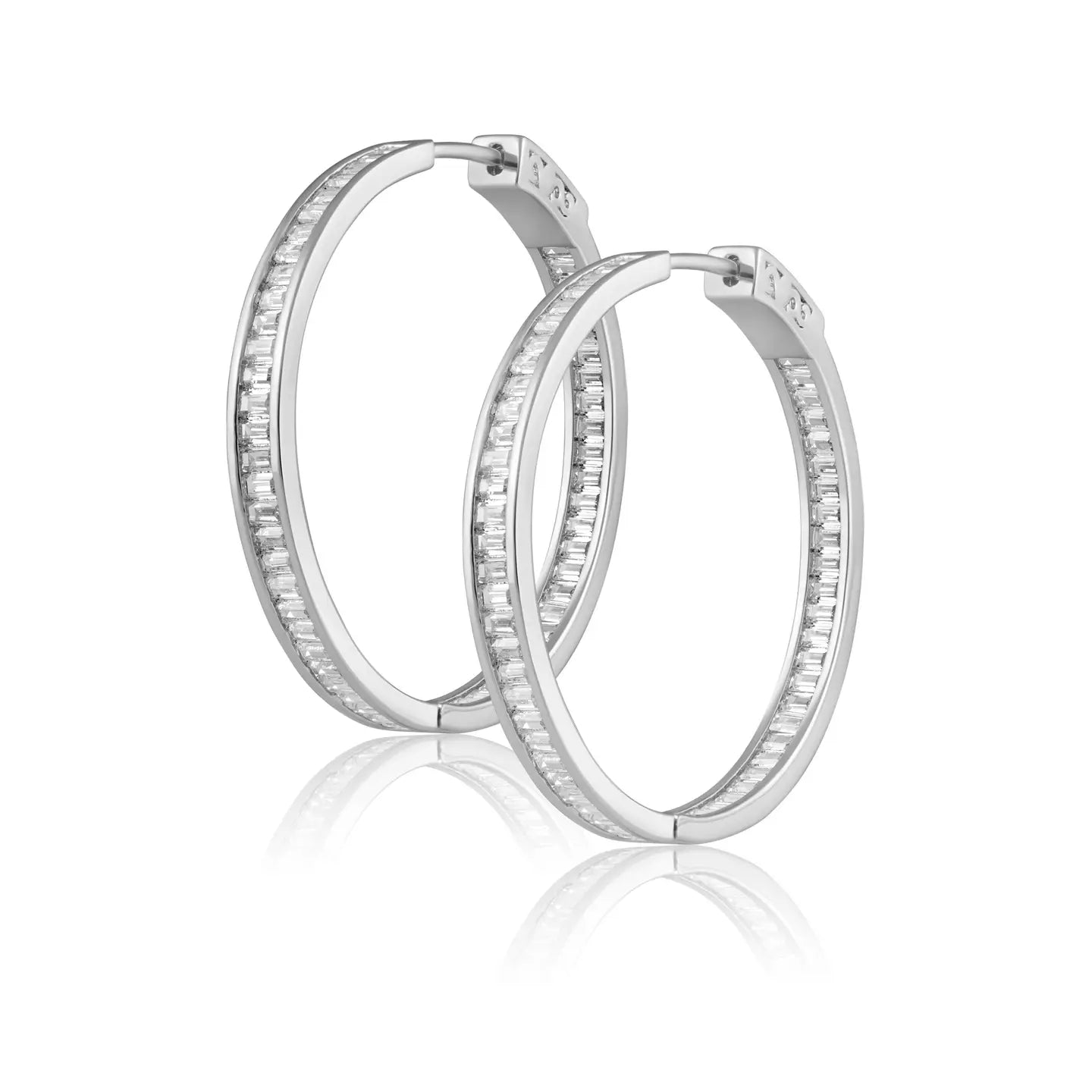 Cubic Zirconia hoops