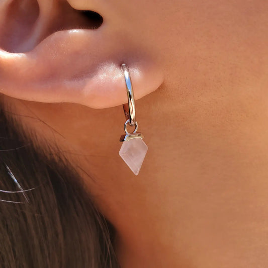 Rose Quartz Earrings