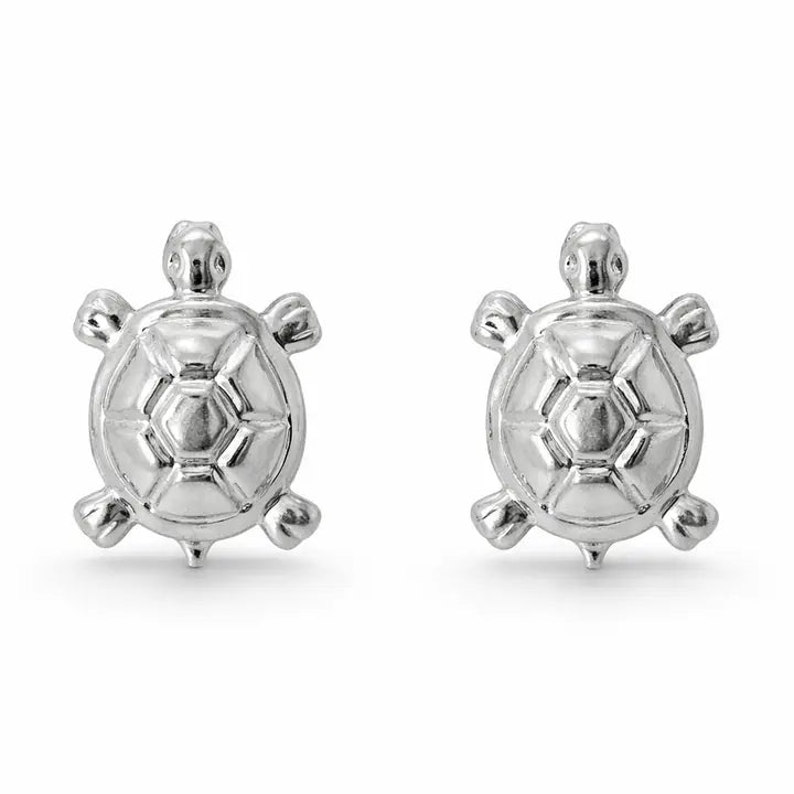Sterling Silver Turtle Studs