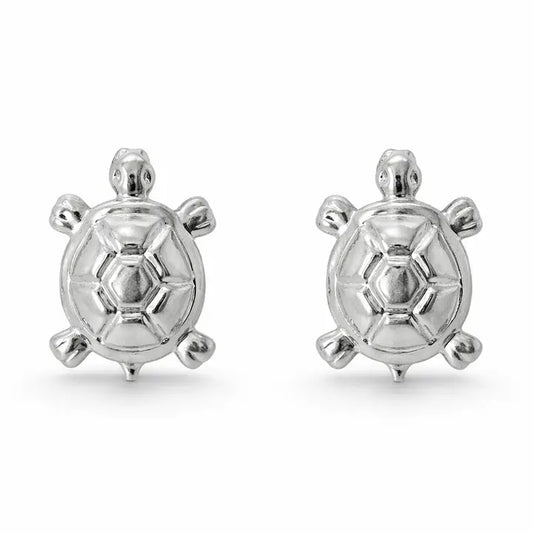 Sterling Silver Turtle Studs
