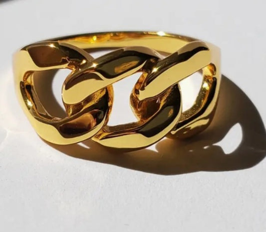 Vermeil Chain Ring