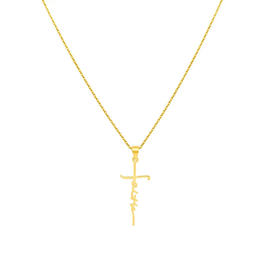 Faith Sterling Silver Necklace