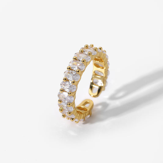 Adjustable Bezel Bling Ring