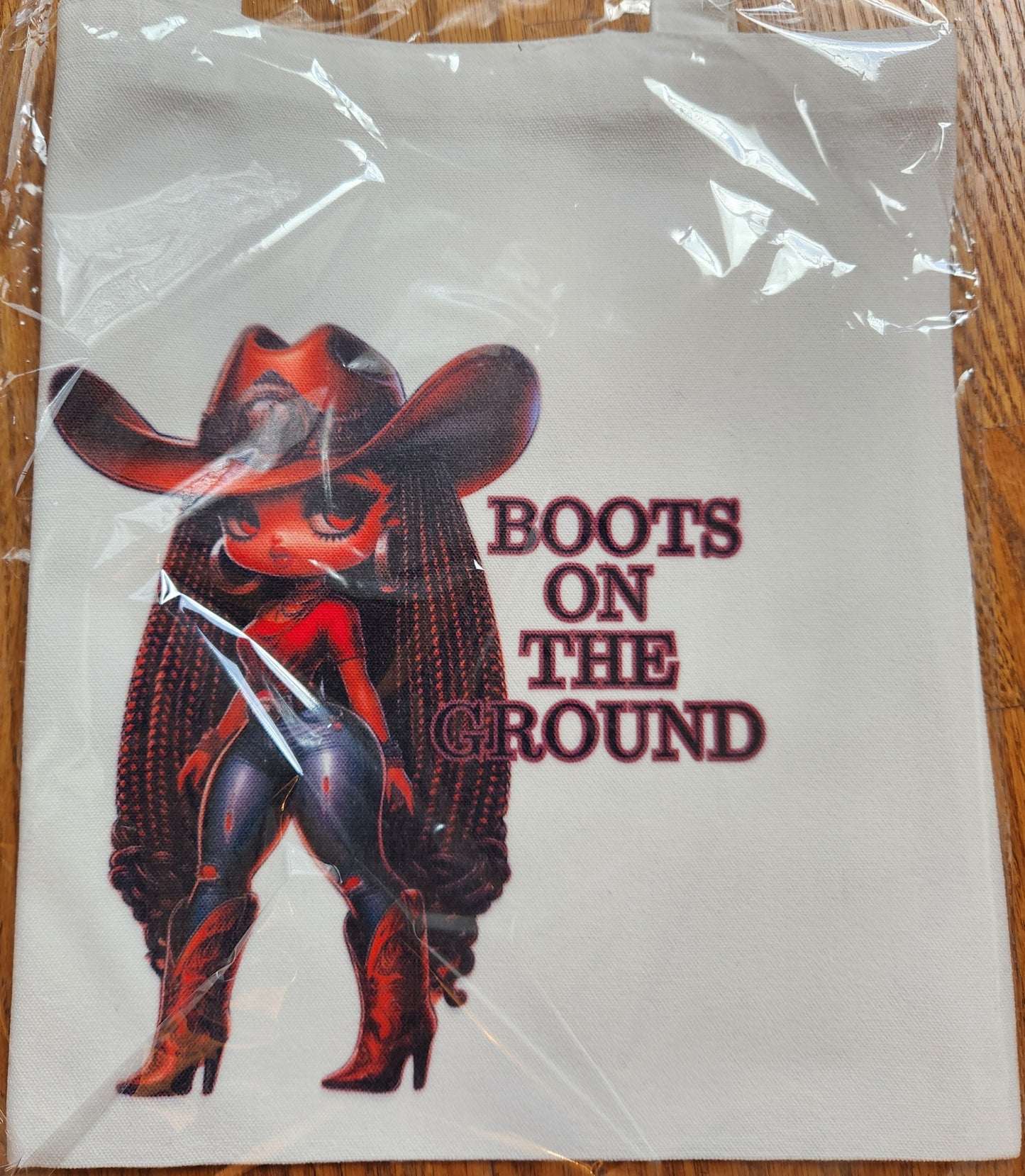 Boots on the ground Canvas Tote