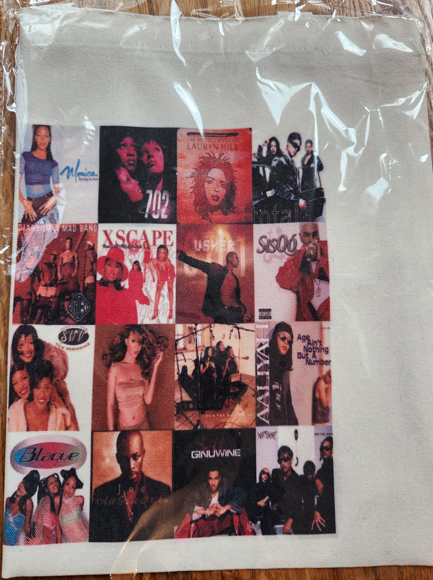 R&B Albums Canvas Tote