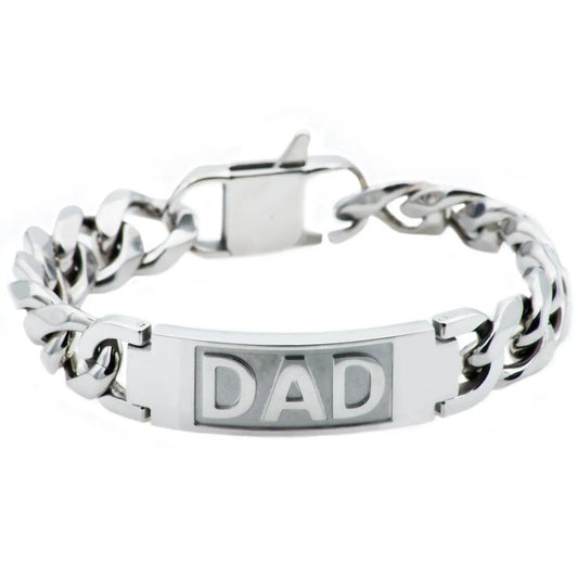 Stainless Steel Dad Bracelet