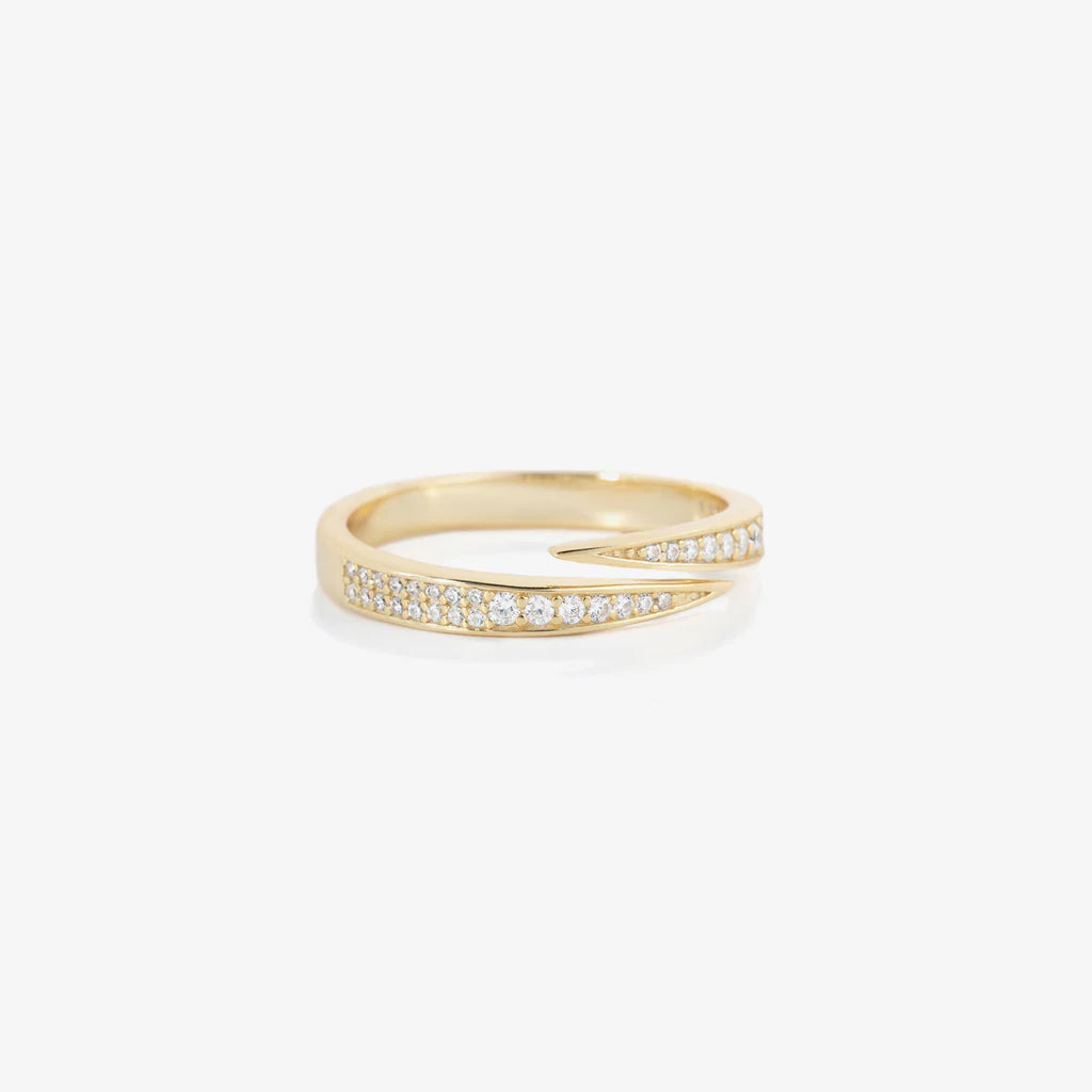 Gold Pave Ring