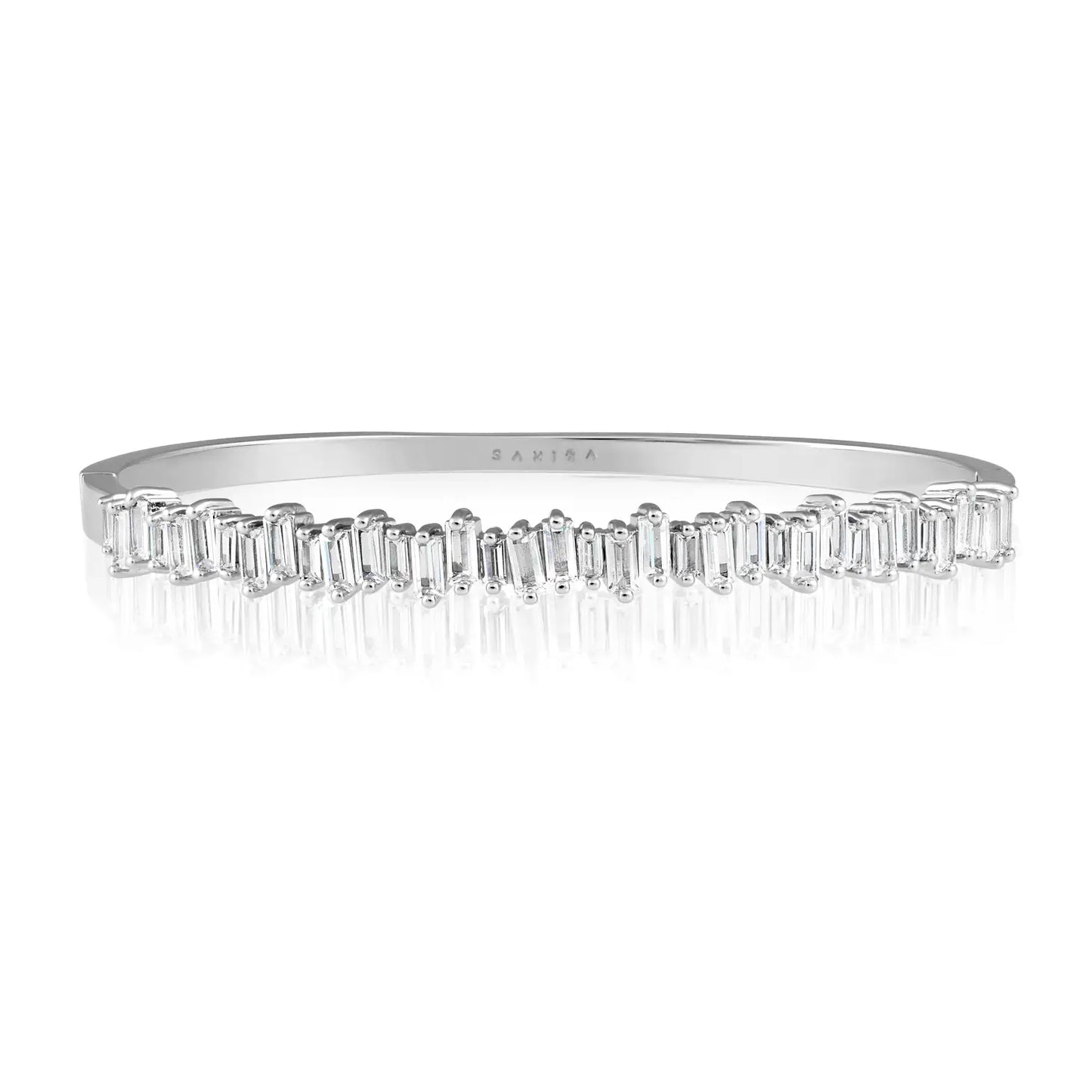 Silver Baguette Bracelet